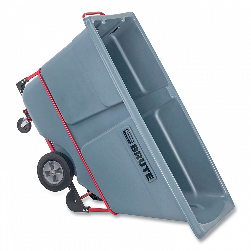 1 cu yd BRUTE DURATILT Frame Tilt Truck, Standard Duty, 1,200 lb Capacity, Gray (2192462)