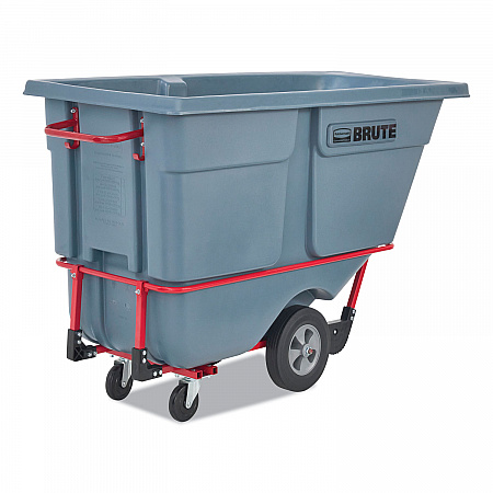 1 cu yd BRUTE DURATILT Frame Tilt Truck, Standard Duty, 1,200 lb Capacity, Gray (2192462)
