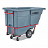 1 cu yd BRUTE DURATILT Frame Tilt Truck, Standard Duty, 1,200 lb Capacity, Gray (2192462)