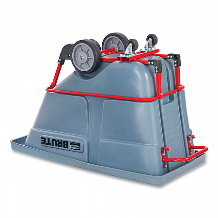 0.5 cu yd BRUTE DURATILT Frame Tilt Truck, Heavy Duty, 1,400 lb Capacity, Gray (2192465)