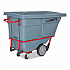 0.5 cu yd BRUTE DURATILT Frame Tilt Truck, Heavy Duty, 1,400 lb Capacity, Gray (2192465)