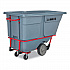 1 cu yd BRUTE DURATILT Frame Tilt Truck, Heavy Duty, 2,100 lb Capacity, Gray (2192467)