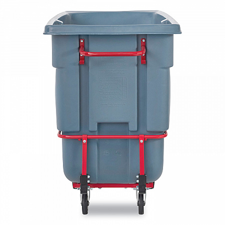 1 cu yd BRUTE DURATILT Frame Tilt Truck, Standard Duty, 1,200 lb Capacity, Gray (2192462)