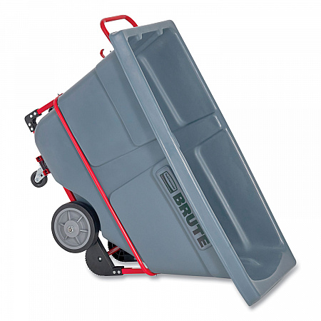 0.5 cu yd BRUTE DURATILT Frame Tilt Truck, Heavy Duty, 1,400 lb Capacity, Gray (2192465)