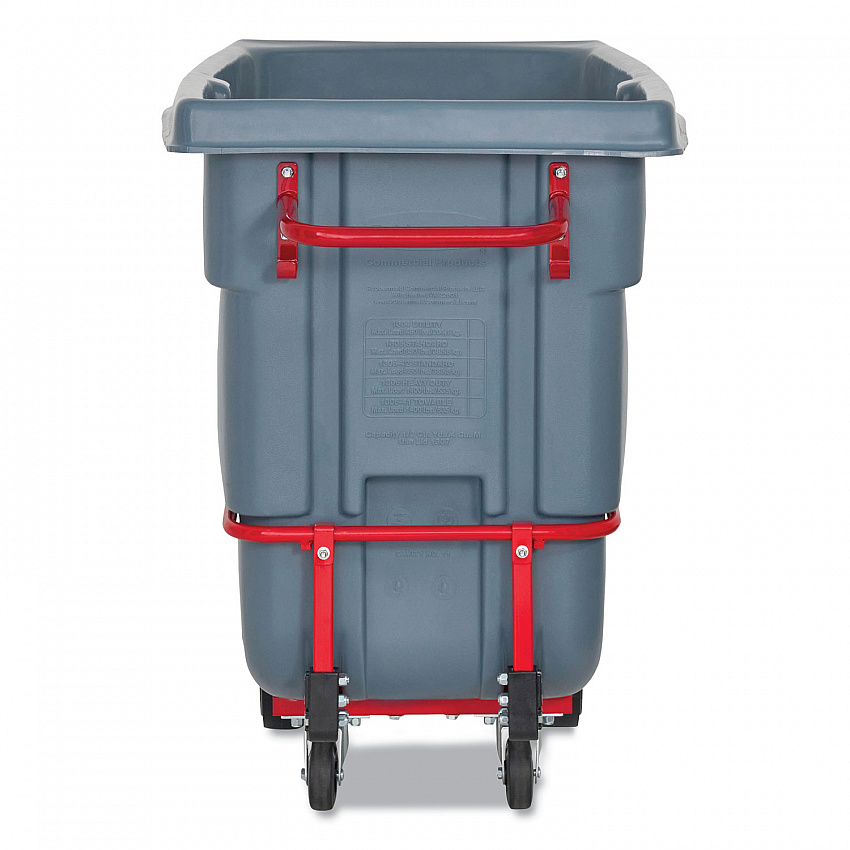 0.5 cu yd BRUTE DURATILT Frame Tilt Truck, Heavy Duty, 1,400 lb Capacity, Gray (2192465)