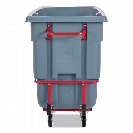1 cu yd BRUTE DURATILT Frame Tilt Truck, Heavy Duty, 2,100 lb Capacity, Gray (2192467)