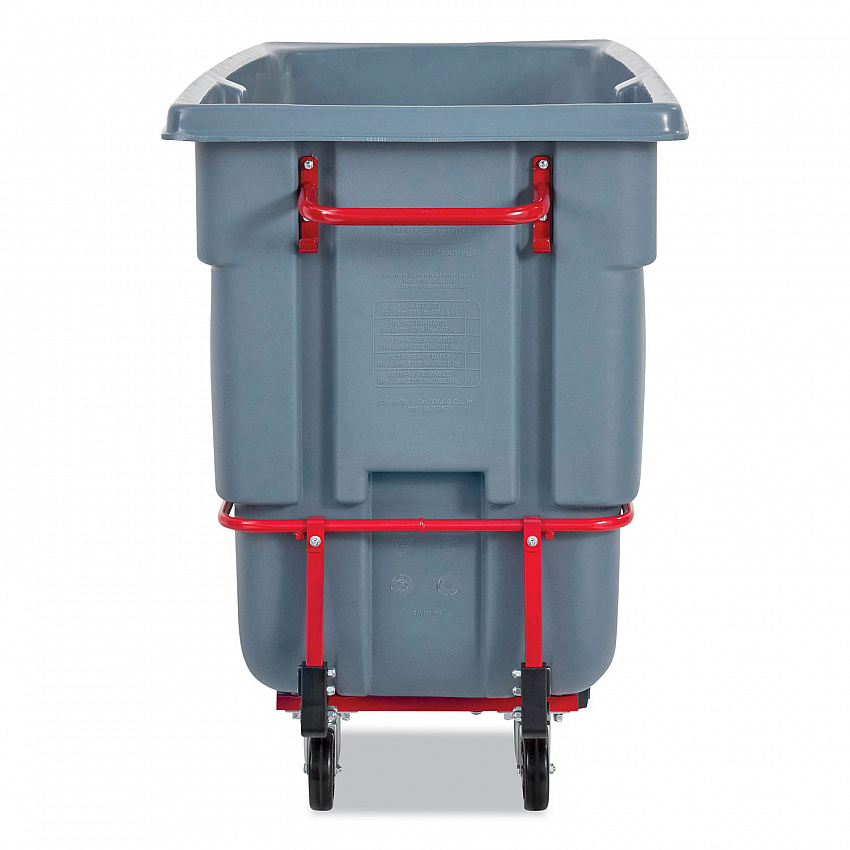 1 cu yd BRUTE DURATILT Frame Tilt Truck, Heavy Duty, 2,100 lb Capacity, Gray (2192467)