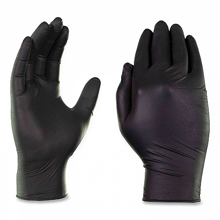 Industrial Nitrile Gloves, Powder-Free, Small, 5 mil (Palm), 6 mil (Fingers), 9.5