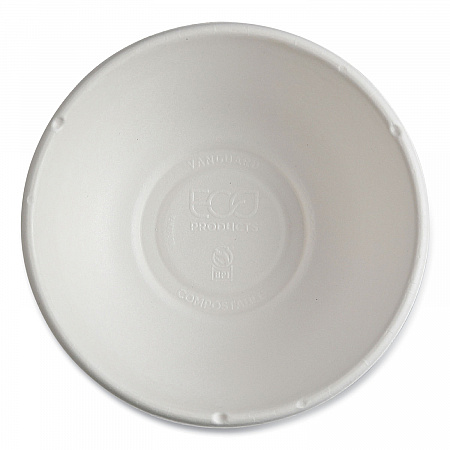 Vanguard Renewable and Compostable Sugarcane Bowls, 16 oz, White, 800/Carton (EPBL16CNFA)
