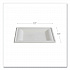 Vanguard Renewable and Compostable Sugarcane Plates, 10 x 10, White, 250/Carton (EPP023NFA)
