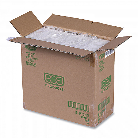 Vanguard Renewable and Compostable Sugarcane Plates, 6 x 6, White, 500/Carton (EPP021NFA)
