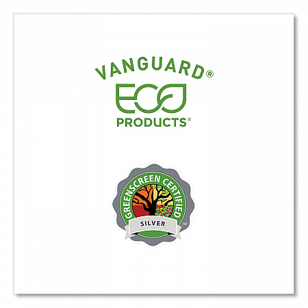Vanguard Renewable and Compostable Sugarcane Plates, 5 x 10, White, 500/Carton (EPP024NFA)