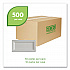 Vanguard Renewable and Compostable Sugarcane Plates, 5 x 10, White, 500/Carton (EPP024NFA)
