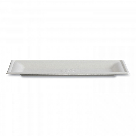 Vanguard Renewable and Compostable Sugarcane Plates, 5 x 10, White, 500/Carton (EPP024NFA)