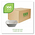 Regalia Sugarcane Servingware, Bowl, 160 oz, White, 100 Bowls/Carton (EPBL160LNFA)