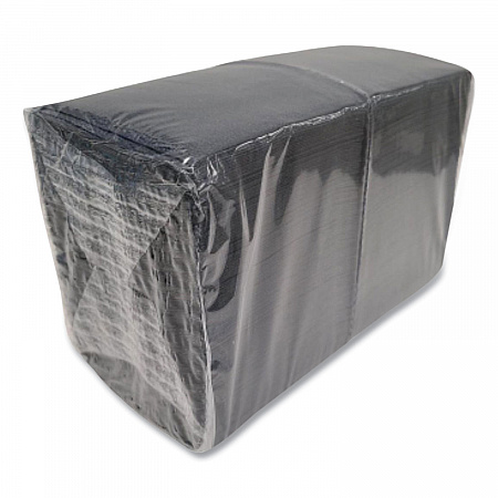 Morsoft Beverage Napkins, 2-Ply, 9 x 9.5, Black, 1,000/Carton (VT522)