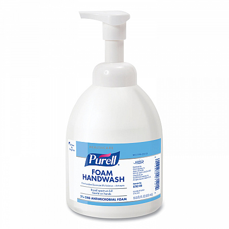 Healthcare HEALTHY SOAP 2% CHG Antimicrobial Foam, Fragrance-Free, 535 mL, 4/Carton (574206CT)