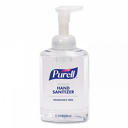 Advanced Hand Sanitizer Foam, 515 mL, Pump Bottle, Fragrance-Free, 4/Carton (500904CT)