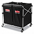 4 Bushel Collapsible X-Cart Bag for Rubbermaid Commercial 1881749 and 1881781, 5 cu ft, 22.08