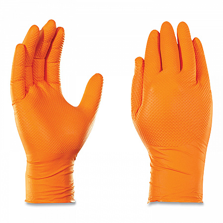 Heavy-Duty Industrial Nitrile Gloves, Powder-Free, Small, 8 mil Thick, 9.5