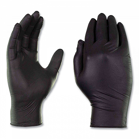 Industrial Nitrile Gloves, Powder-Free, Medium, 3 mil Thick, 9.5