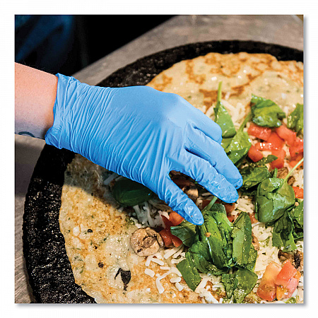 Industrial Nitrile Gloves, Powder-Free, Medium, 5 mil Thick, 9.5
