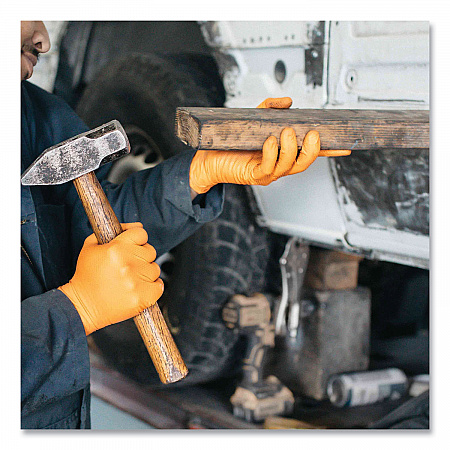 Heavy-Duty Industrial Nitrile Gloves, Powder-Free, X-Large, 8 mil Thick, 9.5