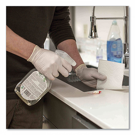 Latex Disposable Gloves, Powder-Free, Medium, 4 mil Thick, 9.5