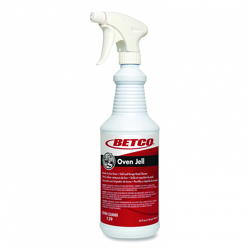 Oven Jell Cleaner, Lemon Scent, 32 oz Bottle, 12/Carton (1391200)