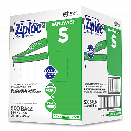 Resealable Sandwich Bags, 6.5