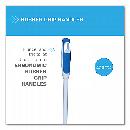 Turbo Plunger and Bowl Brush Set, 12.5