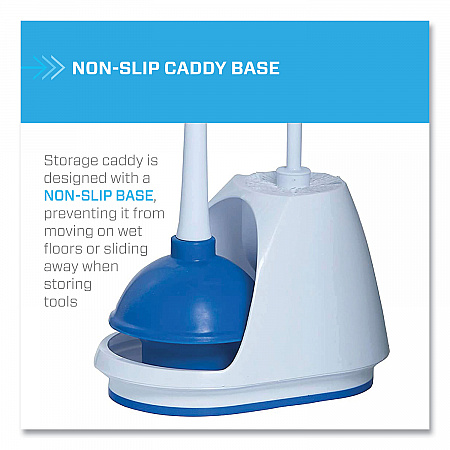 Turbo Plunger and Bowl Brush Set, 12.5