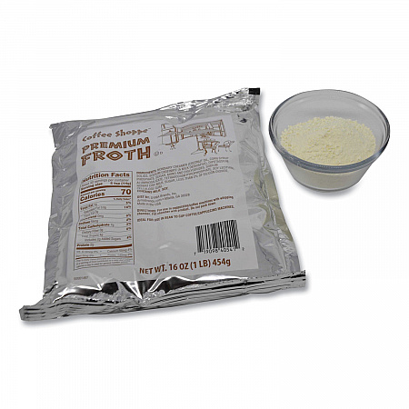 Premium Froth Topping, 1 lb Bag, 12/Carton (40541)