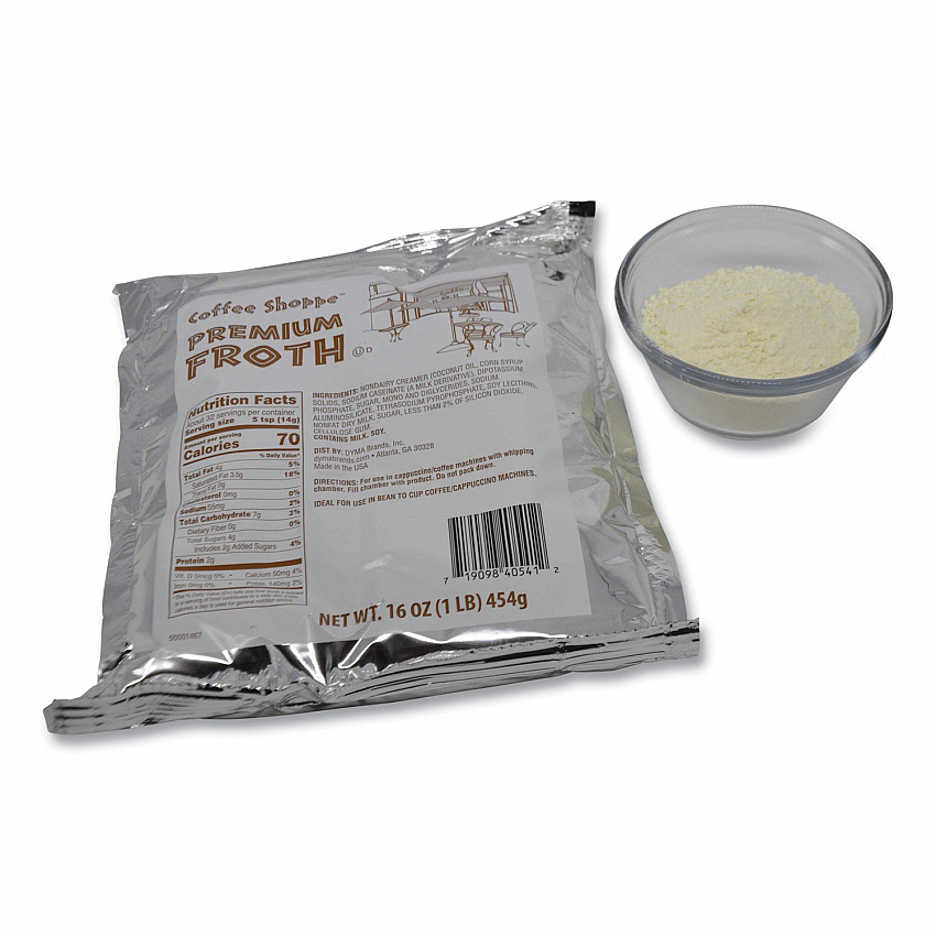 Premium Froth Topping, 1 lb Bag, 12/Carton (40541)