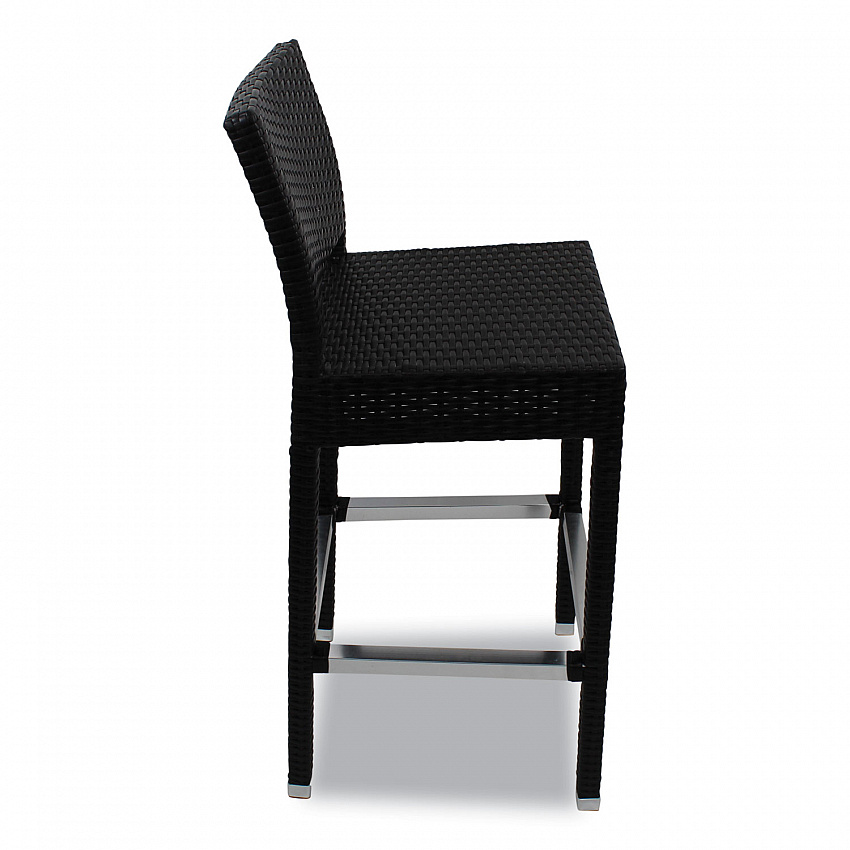 Gama Series Barstools, Supports Up to 300 lb, 31.25" Seat Height, Chocolate Seat, Chocolate Back, Chocolate Base (GAMBSCHO)