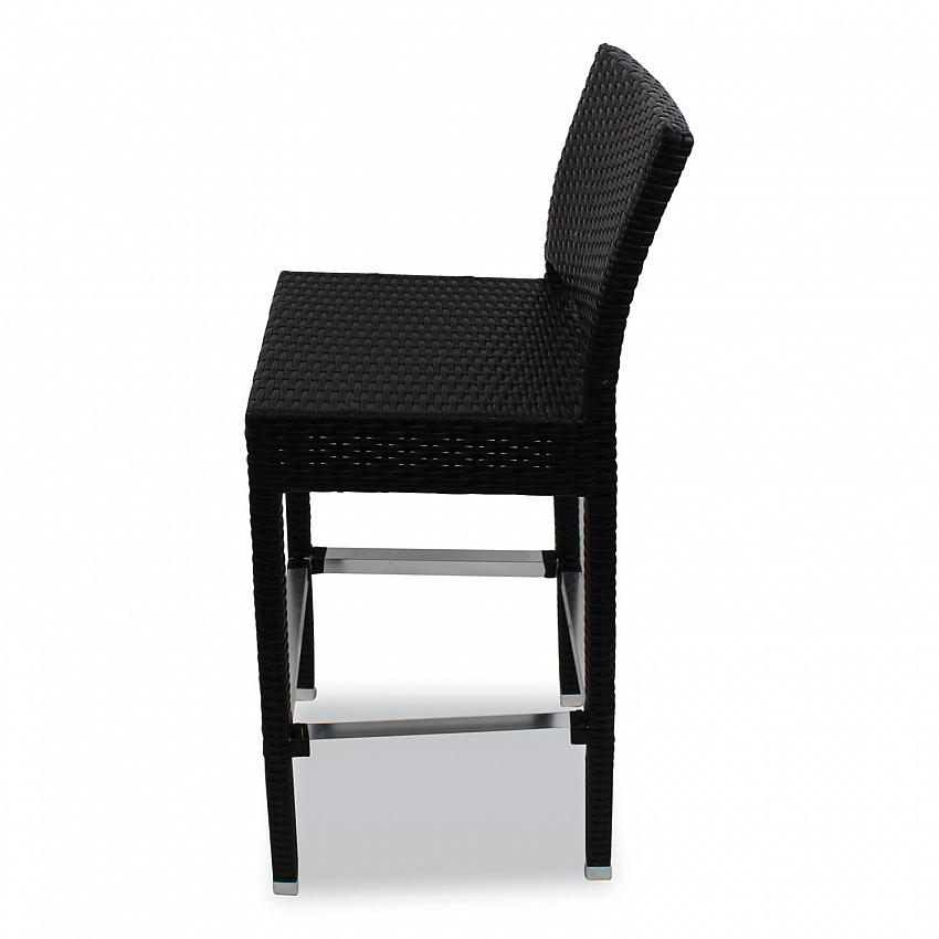 Gama Series Barstools, Supports Up to 300 lb, 31.25" Seat Height, Chocolate Seat, Chocolate Back, Chocolate Base (GAMBSCHO)