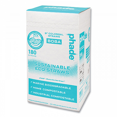 Marine Biodegradable Straws, Boba Straws, 9