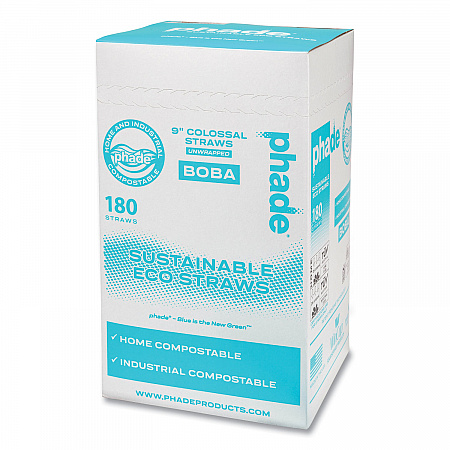Marine Biodegradable Straws, Boba Straw, 9
