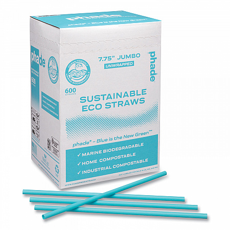 Marine Biodegradable Straws, 7.75
