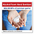 Alcohol Foam Hand Sanitizer, 18 oz Pump Bottle, Unscented, 6/Carton (400022)