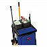 Heavy-Duty Cleaning Cart Caddy, 10 qt, Black, 6/Carton (FG9T8200BLA)
