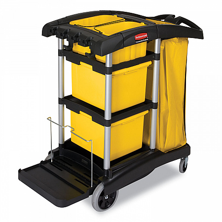 Organizing Bin, 30-Quart, Yellow, 2/Carton (FG9T8400YEL)