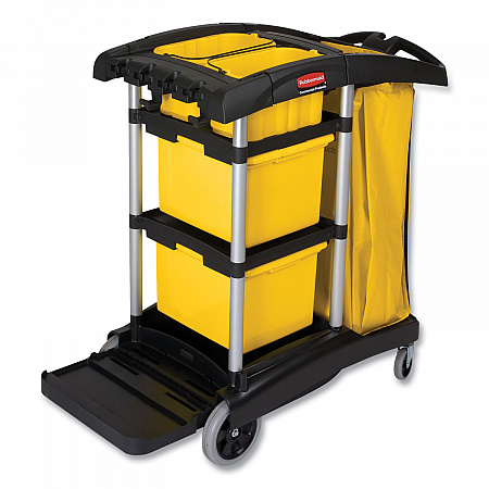 Organizing Bin, 30-Quart, Yellow, 2/Carton (FG9T8400YEL)