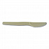 EcoSense Renewable Plant Starch Cutlery, Knife, Plastic, Cream, 50/Pack (EPS001PK)