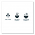 EcoSense Renewable Plant Starch Cutlery, Knife, Plastic, Cream, 50/Pack (EPS001PK)
