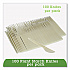EcoSense Renewable Plant Starch Cutlery, Knife, Plastic, Cream, 50/Pack (EPS001PK)