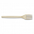 EcoSense Renewable Plant Starch Cutlery, Fork, Plastic, Cream, 50/Pack (EPS002PK)
