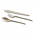 EcoSense Renewable Plant Starch Cutlery, Spoon, Plastic, Cream, 50/Pack (EPS003PK)