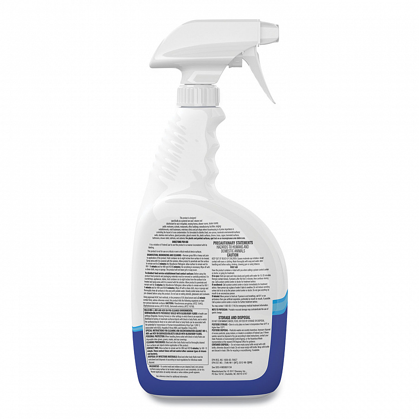 Virex All-Purpose Disinfectant Cleaner, Citrus Scent, 32 oz Spray Bottle, 8/Carton (CBD540533)