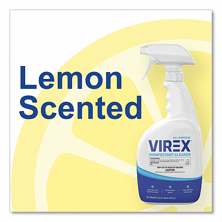 Virex All-Purpose Disinfectant Cleaner, Citrus Scent, 32 oz Spray Bottle, 8/Carton (CBD540533)